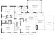 Detailed floor plan showing layout of rooms including primary bedroom, kitchen, and Gathering room at 527 N Main St, Wake Forest, NC 27587