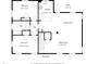 Floor plan layout showing bedrooms, bath, kitchen, dining area, porch, sitting area and basement at 527 N Main St, Wake Forest, NC 27587