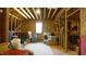 Large unfinished attic space, perfect for future expansion or versatile storage needs at 5640 Bella Terra Ct, Wake Forest, NC 27587
