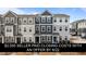 Charming townhome exteriors featuring varied siding colors and well-maintained landscaping at 6351 Perry Creek Rd, Raleigh, NC 27616