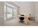 Cozy home office space with a large bay window providing natural light at 7 Starwood Ln, Durham, NC 27712
