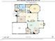 First floor plan showing kitchen, living room, dining room, garage, bedrooms, and bathrooms at 81517 Alexander, Chapel Hill, NC 27517