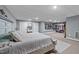 Cozy primary bedroom featuring walk-in closet and neutral tones at 113 Pony Dr, Louisburg, NC 27549