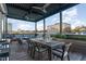 Elegant rooftop deck with dining area, grill, and cozy seating, perfect for enjoying city views at 117 S Bloodworth St, Raleigh, NC 27601