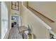 Open foyer featuring a staircase, decor, and a glimpse into the living room at 1968 Shadow Glen Dr, Raleigh, NC 27604