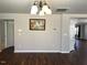 Neutral dining room with wood floors and an open floor plan at 204 Hillview Dr, Durham, NC 27703