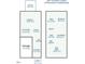 An approximate floor plan showing the dimensions and layout of rooms within the home at 2306 Stoney Spring Dr, Raleigh, NC 27610
