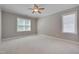 Bedroom with carpet, neutral paint and natural lighting at 300 Mariah Towns Way, Garner, NC 27529