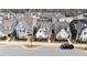 Aerial view showcases the density of the community at 308 Masden Rd, Holly Springs, NC 27540