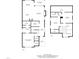 Detailed floor plan outlining the layout and dimensions of the home's rooms at 308 Masden Rd, Holly Springs, NC 27540