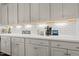 A modern kitchen with lots of counter space and modern appliances at 310 Macallan, Burlington, NC 27215