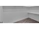 Walk-in closet with clothing rod and shelving at 316 Little Lady Trail, Zebulon, NC 27597