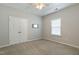 Bright bedroom with large window and double door closet provides lots of space at 3508 Longleaf Estates Dr, Raleigh, NC 27616