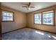 Cozy bedroom with two windows providing natural light at 510 Corrida Ave, Durham, NC 27704