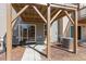 Private patio area with walk-out access and outdoor seating space at 515 Autumn Cure Ct, Fuquay Varina, NC 27526