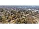 An aerial view highlighting the property's location in a serene neighborhood close to commercial areas at 518 W Chisholm St, Sanford, NC 27330