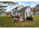 Well-maintained backyard and patio with ample space for entertaining and relaxing outdoors at 58 Lake Village Drive Dr, Durham, NC 27713