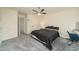 This bedroom features plush carpeting and versatile layout at 58 Lake Village Drive Dr, Durham, NC 27713