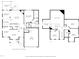 A detailed layout of the first and second floor plans, including dimensions at 9117 Cornwell Dr, Wake Forest, NC 27587