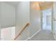 Upstairs hallway with carpet flooring at 110 Sudbury Ln, Chapel Hill, NC 27516