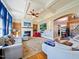Comfortable living room with a fireplace, hardwood floors, and an open layout concept at 132 Mantle Dr, Clayton, NC 27527