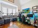 Well-lit office space with multiple monitors and comfortable gaming chairs at 132 Mantle Dr, Clayton, NC 27527