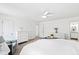 Spacious main bedroom with neutral colors and carpet flooring at 1500 Allen Ln, Hillsborough, NC 27278