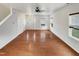 Spacious living room features hardwood floors and ample natural light at 1501 Copper Cir, Mebane, NC 27302