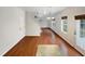 Hardwood floors throughout the living and dining area give a warm, inviting feeling at 1501 Copper Cir, Mebane, NC 27302