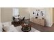 Inviting living room with modern furniture and decorative wall art at 158 Torain St, Hillsborough, NC 27278