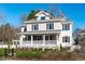 Beautiful two-story home with inviting front porch and well-maintained landscaping at 202 Duncan St, Raleigh, NC 27608