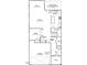 Detailed first floor plan featuring a kitchen, Gathering room, office, garage, and porch layout at 247 Meadowbark Bnd # 29, Garner, NC 27529