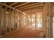 Interior view of a home under construction showcasing the room layout at 2916 Frances Marie Ln, Raleigh, NC 27603