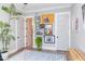 Well-lit home office showcasing tasteful wall art, decor and a calming atmosphere at 298 Bonterra Way, Chapel Hill, NC 27516