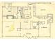 Detailed floor plan of the home showing room layouts including the living room, kitchen, and bedrooms at 380 Wesley Ct, Chapel Hill, NC 27516