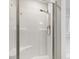 Modern shower stall with sleek hardware and ample space, offering a refreshing experience at 42 Chris Todd Way, Angier, NC 27501