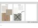 Interior design options for flooring and laundry with tile, wood-look and black-and-white-patterned tile at 5036 Trotter Dr, Raleigh, NC 27603