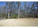 Expansive backyard with mature trees, offering privacy and a natural setting at 5421 Downton Grove Ct, Fuquay Varina, NC 27526