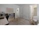Bedroom turned home office, ample natural light and workspace for productivity at 662 Vine Pkwy, Pittsboro, NC 27312