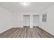 Spacious bedroom boasts ample closet space, new floors, and natural light, perfect for relaxation and comfort at 1001 Atchison St, Garner, NC 27529