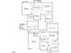 Detailed floor plan showcasing the layout of a two-story home with room dimensions at 101 Weatherly Pl, Cary, NC 27518