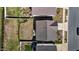 Aerial view of the house showing the roof, backyard, and the neighborhood at 1055 Kerr St, Burlington, NC 27215