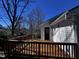 A wooden back deck is attached to the home at 1104 Thelonious Dr, Raleigh, NC 27610