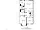 Detailed floor plan of the home's second floor layout and dimensions at 116 Anterbury Dr, Apex, NC 27502