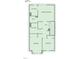 Detailed floor plan of the home's second floor layout and dimensions at 116 Anterbury Dr, Apex, NC 27502