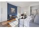 Bright and airy living room with stylish decor, wood floors, and modern seating at 1515 Edgeside Ct, Raleigh, NC 27609