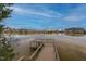 Breathtaking lake view from a private dock, ideal for relaxation and enjoying nature at 1564 Highpoint St, Wake Forest, NC 27587