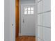 Entryway with hardwood floors, and white trim at 1855 W West River Rd, Franklinton, NC 27525