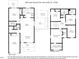 Detailed floor plan showcasing the layout of the home's rooms and dimensions on both floors at 200 Indian Branch Dr, Morrisville, NC 27560