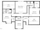 Detailed second-floor plan showcasing multiple bedrooms, bathrooms, walk-in closets and attic space at 2073 Amalfi Pl, Apex, NC 27502